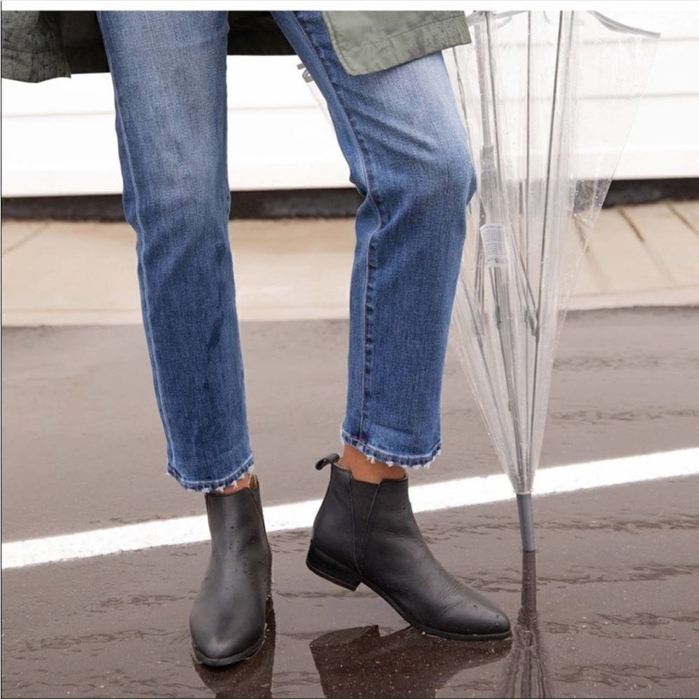 New NISOLO classic Chelsea everyday black leather boot size 10 - Picture 11 of 12